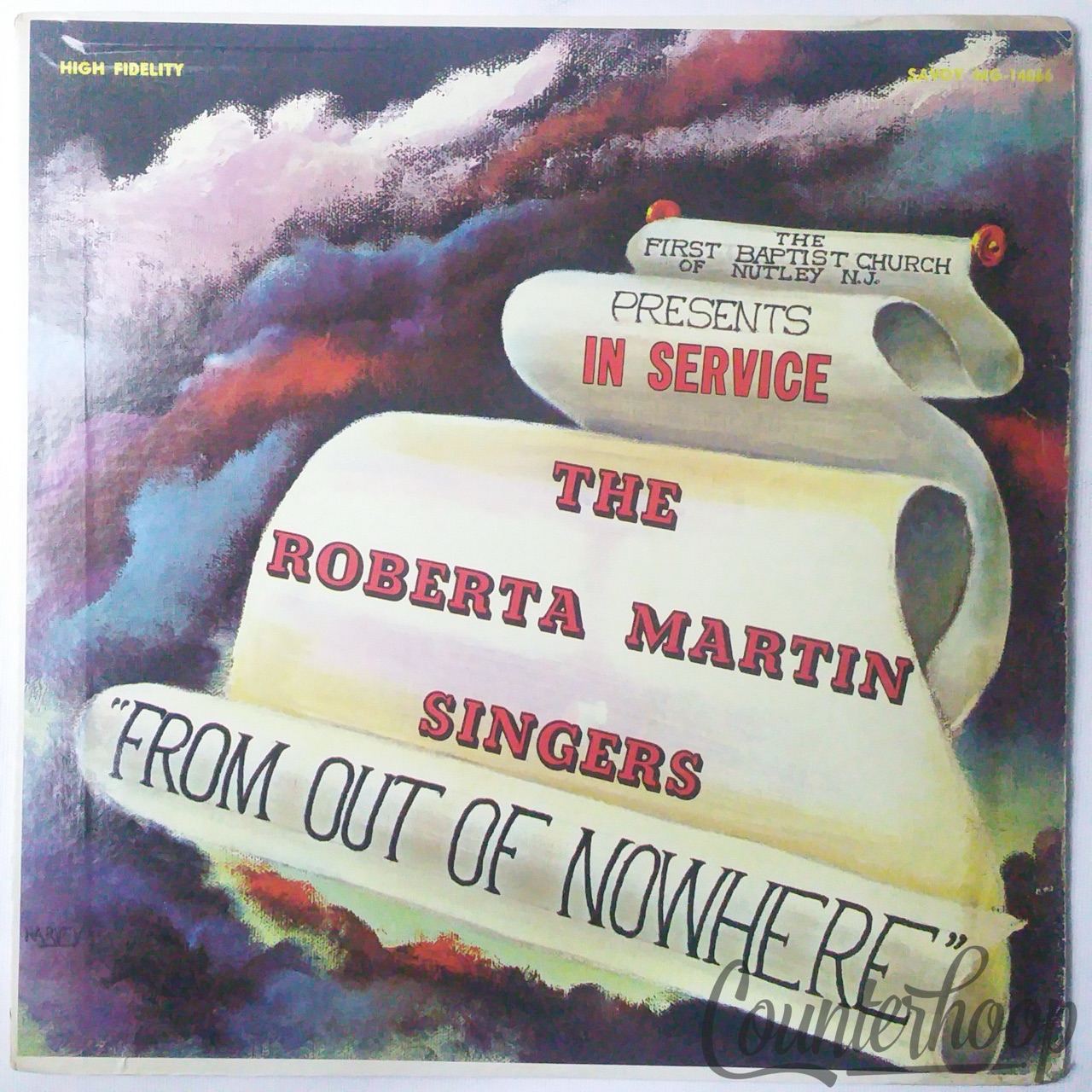 The Roberta Martin Singers – From Out Of Nowhere 1962 VG++ Savoy Records-MG14066 — main photograph