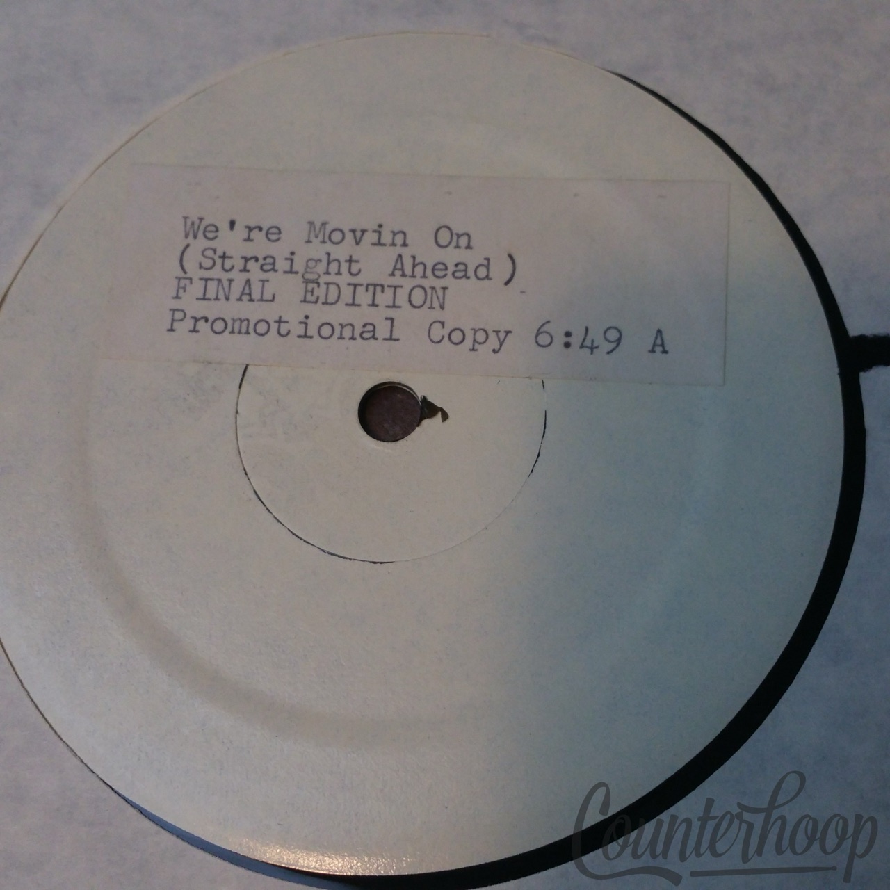 Final Edition – We're Movin On (Straight Ahead) WLP 1980 VAP Records VAR19815 NM — main photograph