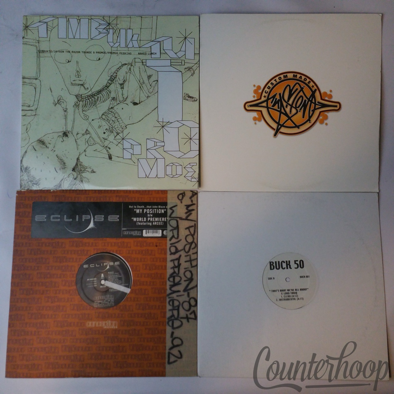 4x12"Promoe-Naked Lunch/Custom Made-M.I.A/Eclipse-My Position/Buck 50+Lord Tariq — main photograph