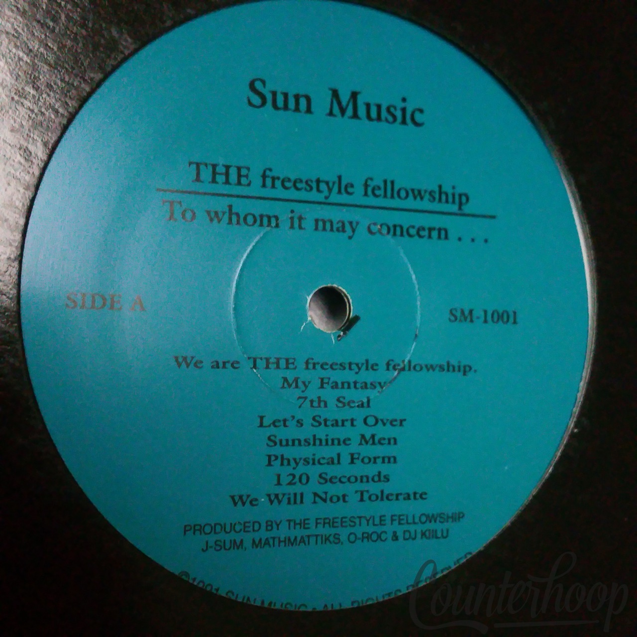 NM*The Freestyle Fellowship – To Whom It May Concern...1998 LP Sun Music-SM1001 — main photograph