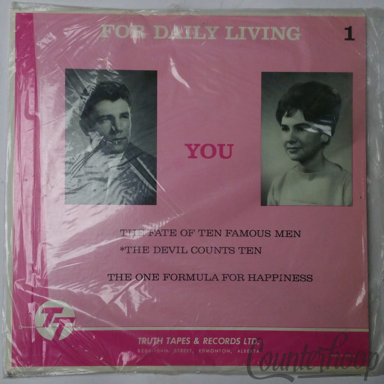 The Fate Of Ten Famous Men 1970 Canada Truth Tapes & Records TT1 Education NM — main photograph