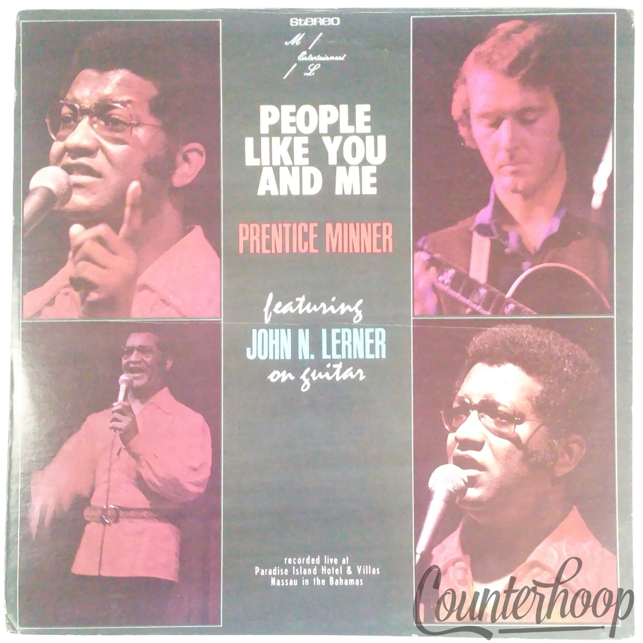Prentice Minner ft John N. Lerner-People Like You And Me M/L Entertainment NM — main photograph