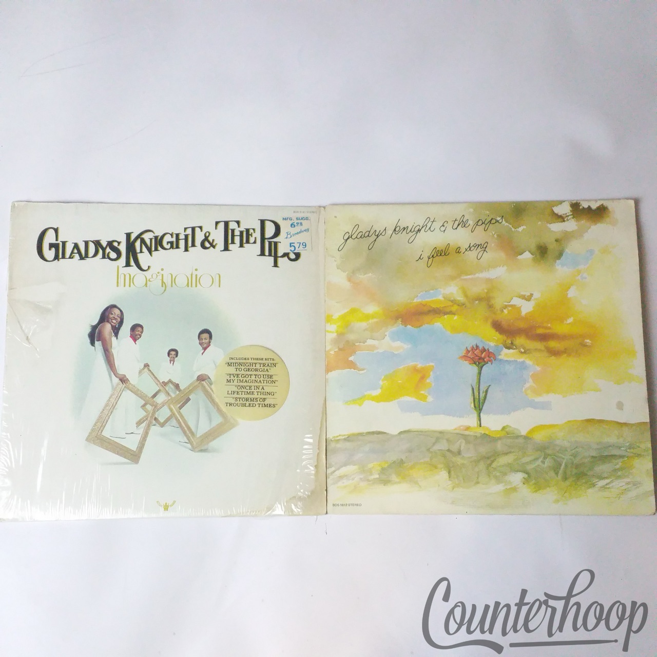Gladys Knight&The Pips-Imagination+The Way We Were Poster/I Feel A Song Buddah73 — main photograph