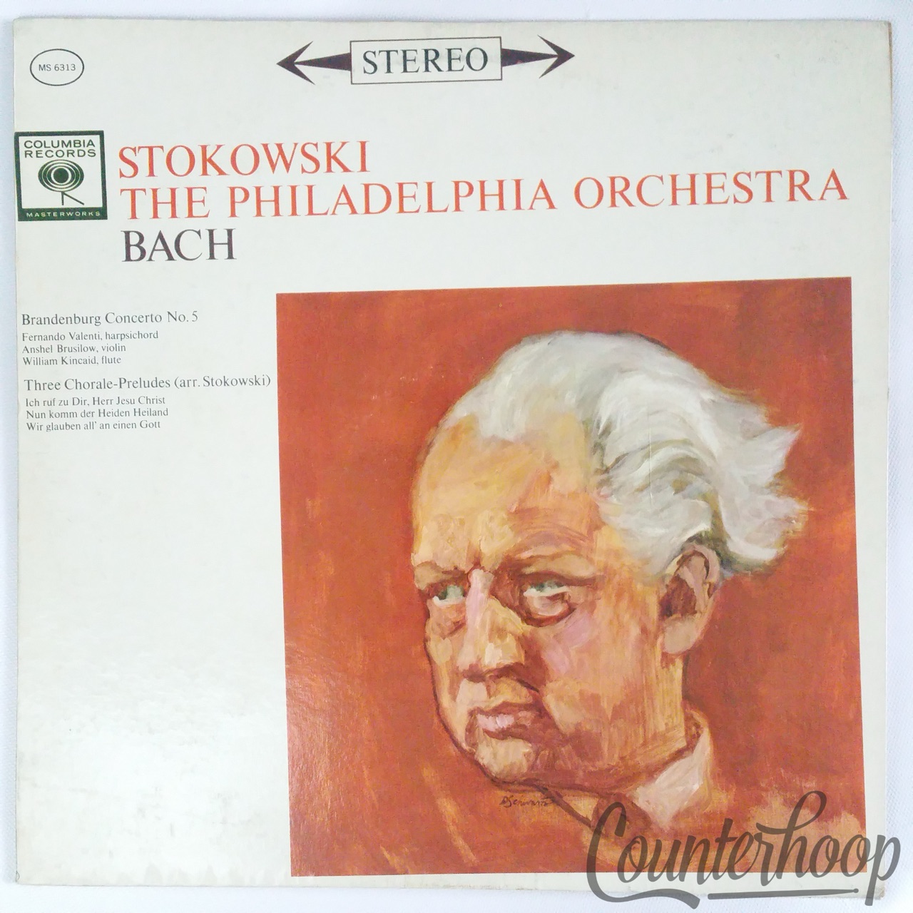 Leopold Stokowski,The Philadelphia Orchestra-Bach Mono Columbia Masterworks – ML — main photograph