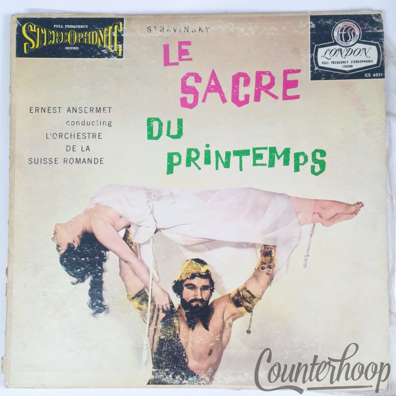 Stravinsky/Ansermet/Romande-Le Sacre Du Printemps London Records– CS 6031 Stereo — main photograph