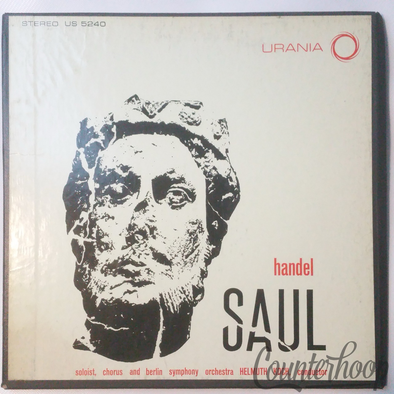 Handel – Saul 2LP Box Set Urania Records-US 5240-2 Stereo — main photograph