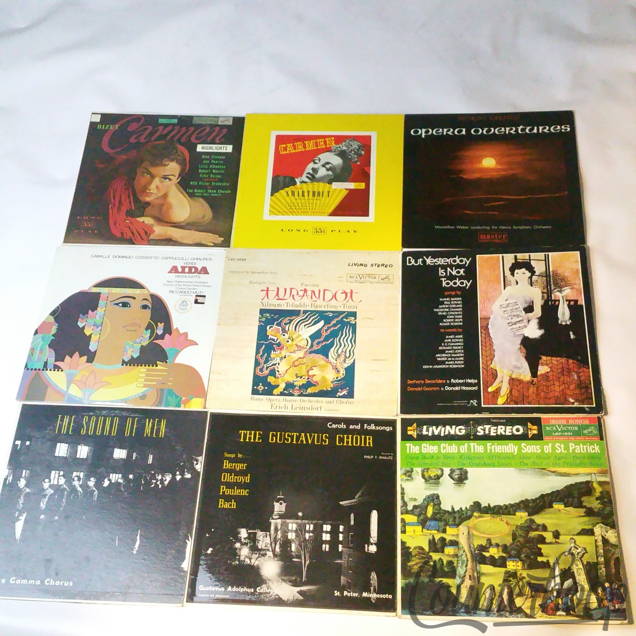 9LP Opera/Vocal-Carmen/Overtures/Turandot/Aida/Gustavus/Sons St.Patrick/Sound Of — main photograph