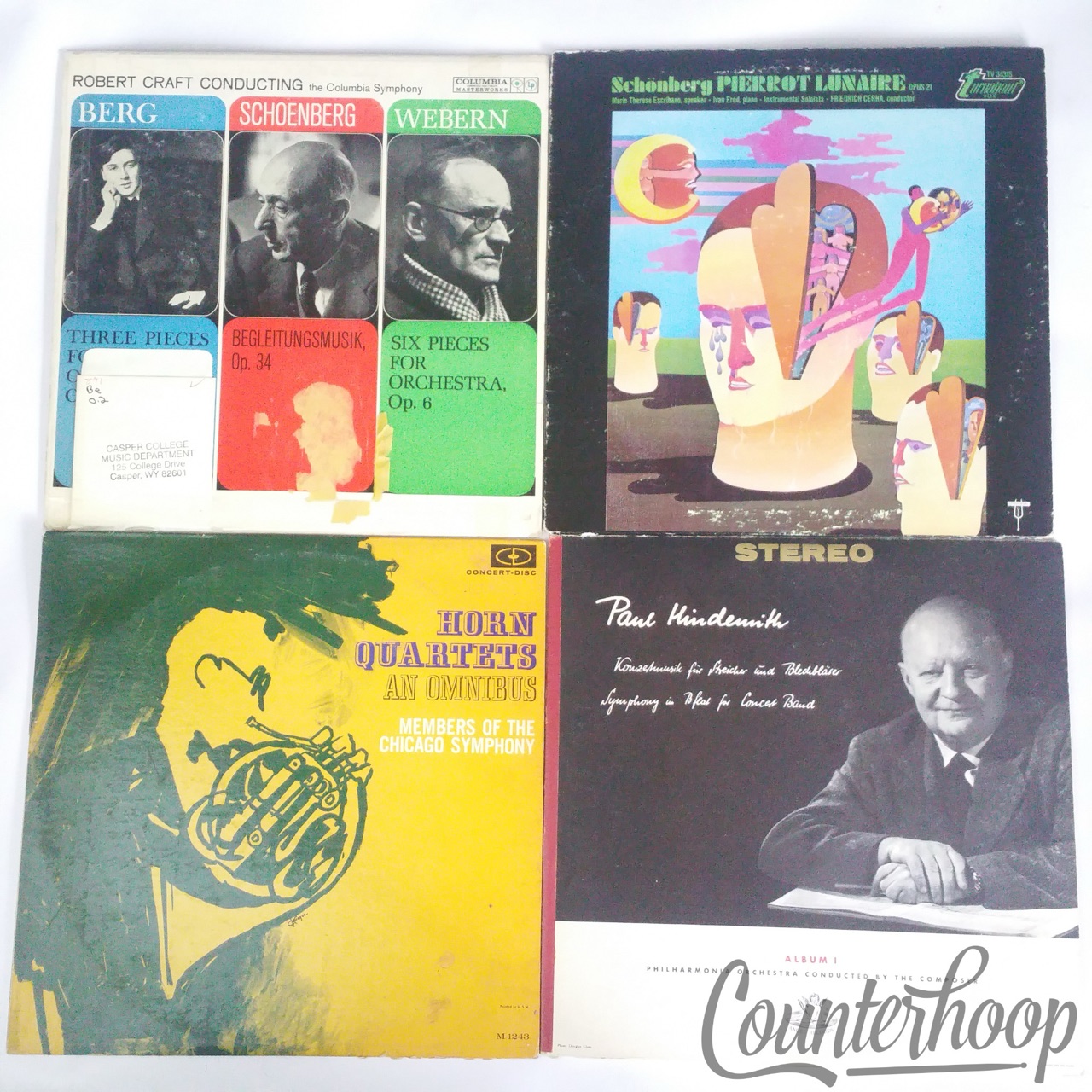4LP Schoenberg/Webern/Hindemith/Pierrot Lunaire/Cerna/Chicago Symphony Omnibus++ — main photograph