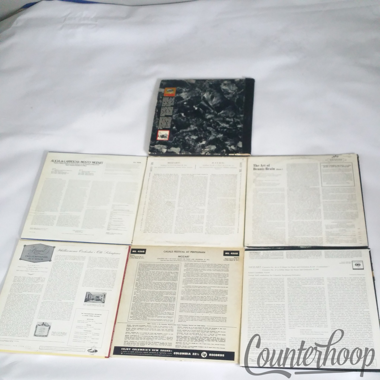 9LP Mozart Lot Piano Various Haydn/Art Of Dennis Brain/Casals Festival Perpignan — main photograph