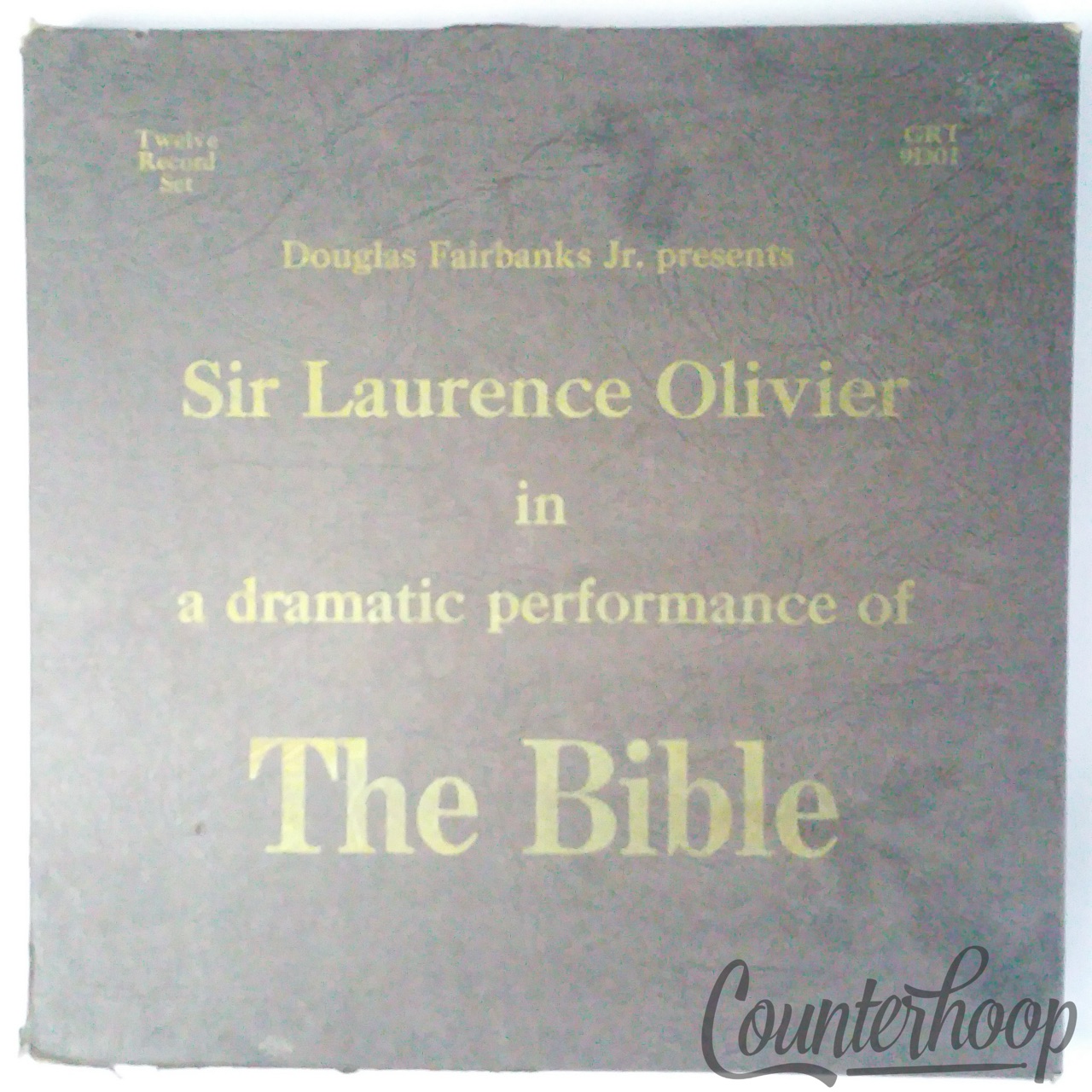 Sir Laurence Olivier – The Bible 1974 12LP Box Set GRT-9D01/12 Douglas Fairbanks — main photograph