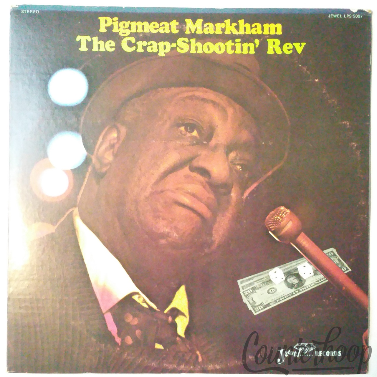 Pigmeat Markham – The Crap-Shootin' Rev 1972 NM Jewel Records – LPS 5007 Comedy — main photograph