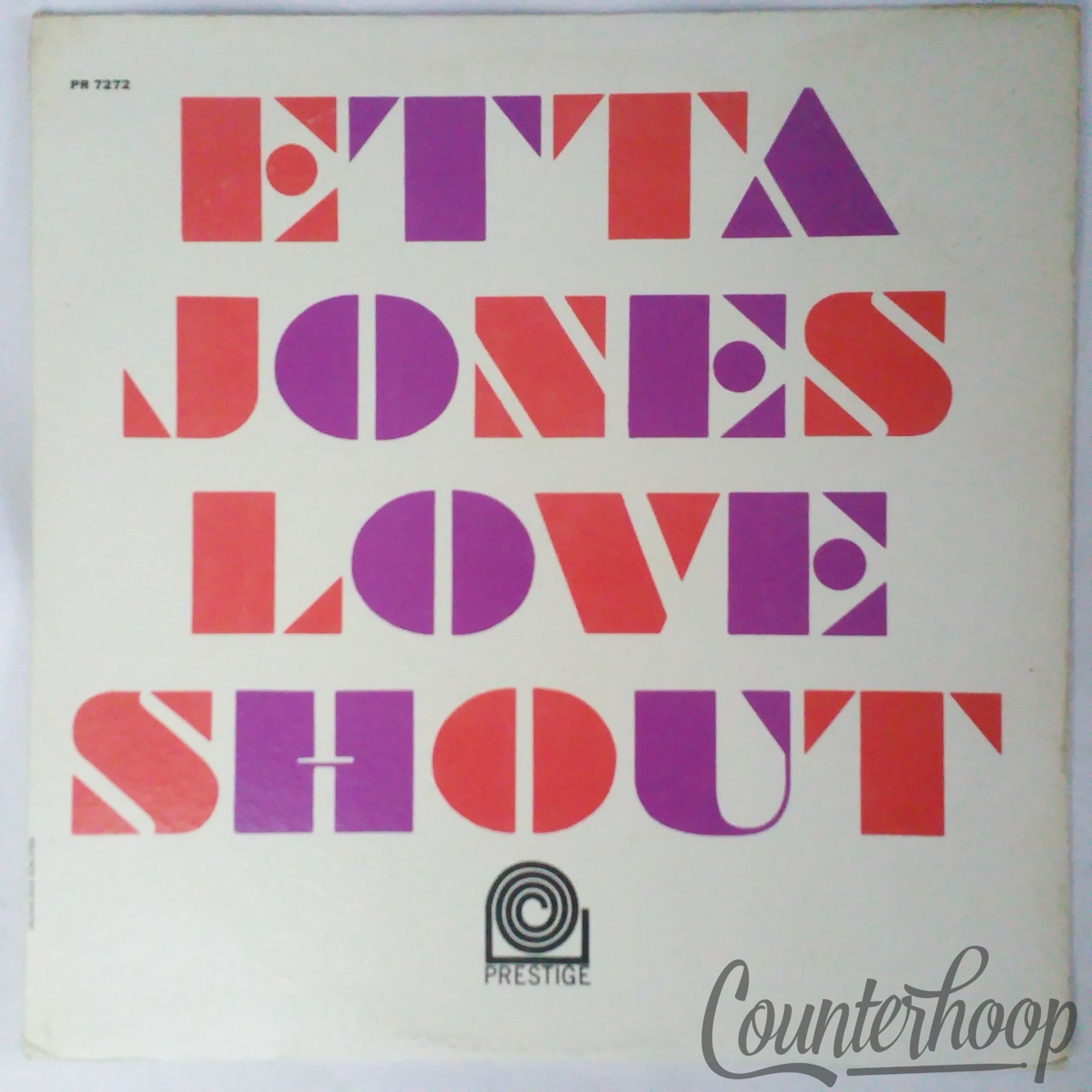 Etta Jones – Love Shout 1963 VG Mono Prestige – PRLP 7272 Rudy Van Gelder Jazz — main photograph