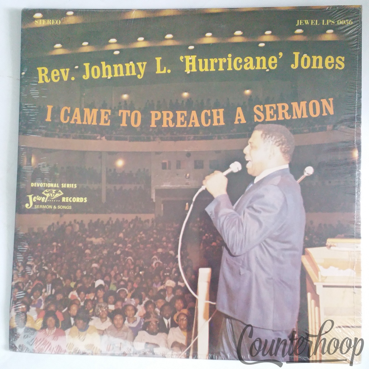 Johnny L. Jones – I Came To Preach A Sermon MINT! 1972 Jewel Records – LPS 0056 — main photograph