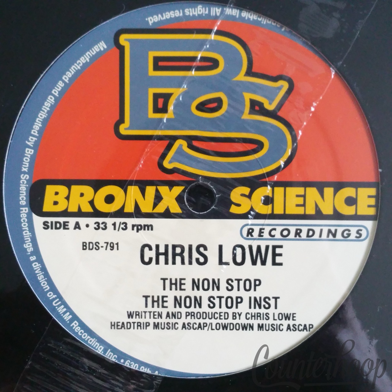 Chris Lowe– The Non Stop NM/Shrink! 1999 Bronx Science Recordings-BDS791 Hip-Hop — main photograph