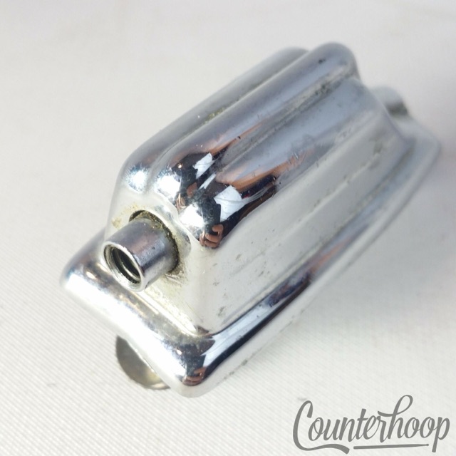 Rogers Beavertail Tom/Snare Drum Lug Chrome Powertone Vintage 60s Hex/Circle USA — main photograph