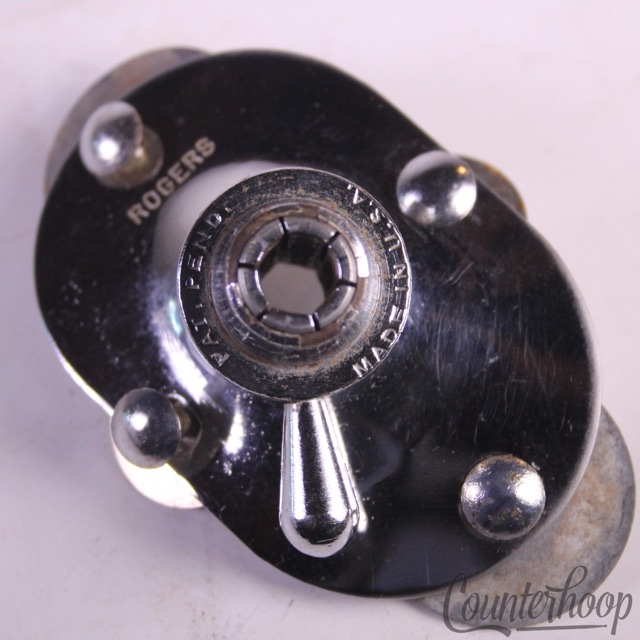 Rogers Swivomatic Bass Drum Mount Spur/Tom/Cymbal Arm Holiday Cleveland 60s USA — main photograph