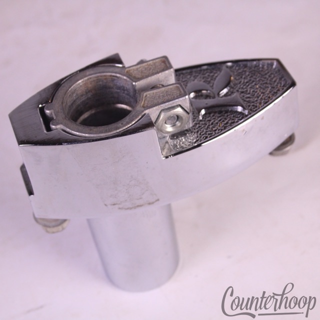 Rogers XP8 Bass Drum Spur / Tom Post Receiver Tube Mount Chrome 70s Classic* — main photograph