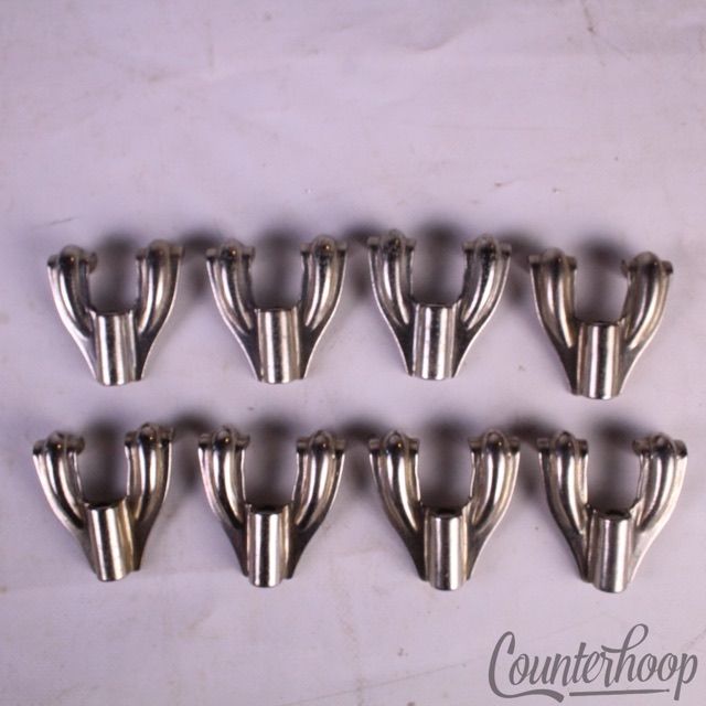 Ludwig 8x WFL Marching Snare Drum Tension T-Rod Claws Vintage 30s-40s Nickel USA — main photograph