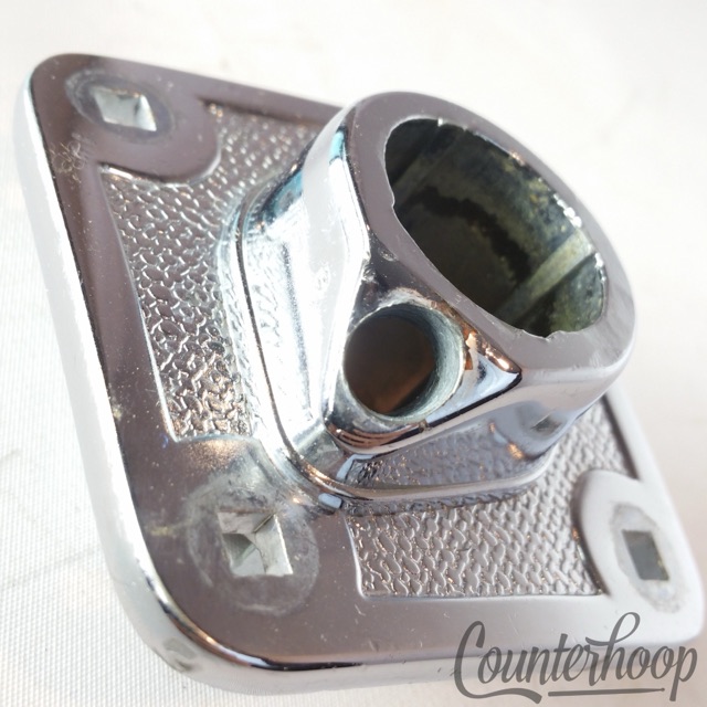 Ludwig Bass Drum Mount Casing Double Tom Drum Post Receiver Parts 60s-70s USA — main photograph