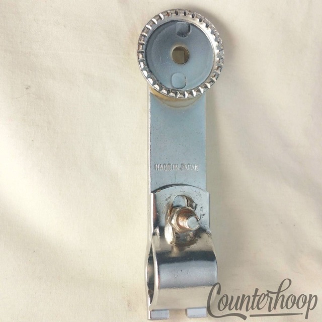 Pearl Rail Mount Slider Clamp Bass Drum "Made In Japan" Chrome 60s Star* — main photograph