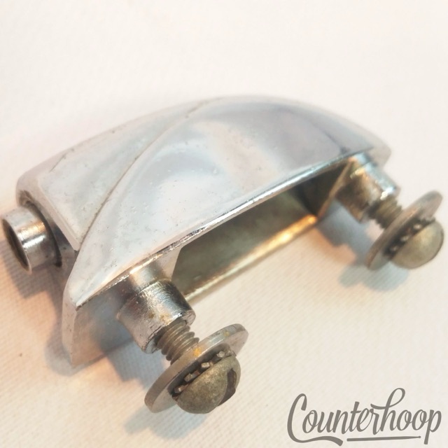 Gretsch Tom/Snare Drum Lug Round Badge RB Vintage Chrome Broadkaster 50s-60s* — main photograph