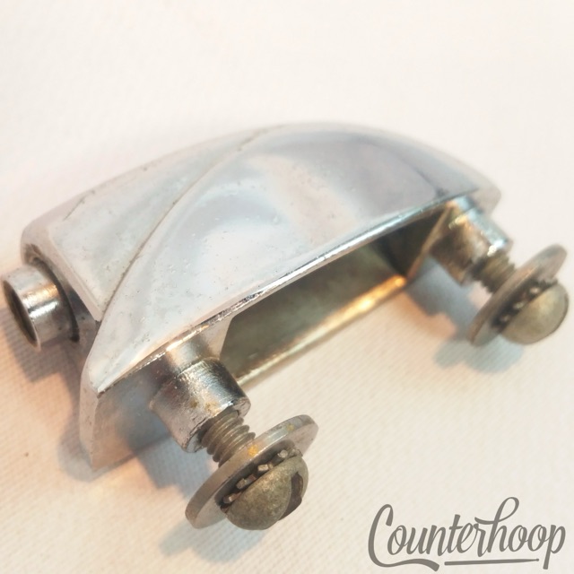 Gretsch Tom/Snare Drum Lug Round Badge RB Vintage Chrome Broadkaster 50s-60s* — main photograph