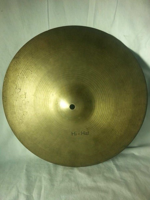 Ufip 13" 650g Hi-Hat/Crash Cymbal Vintage 60s B20 Made In Italy* — main photograph