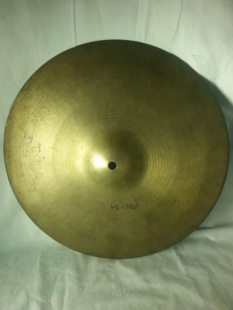 Ufip 13" 650g Hi-Hat/Crash Cymbal Vintage 60s B20 Made In Italy* — main photograph