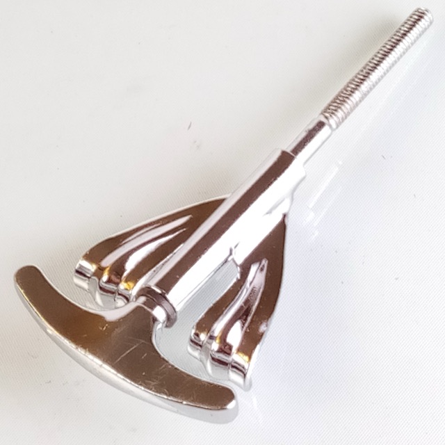 10x Ludwig Bass Drum Tension T-Rod+Claw 3 7/8"Chrome Vintage 60s Super Classic — main photograph