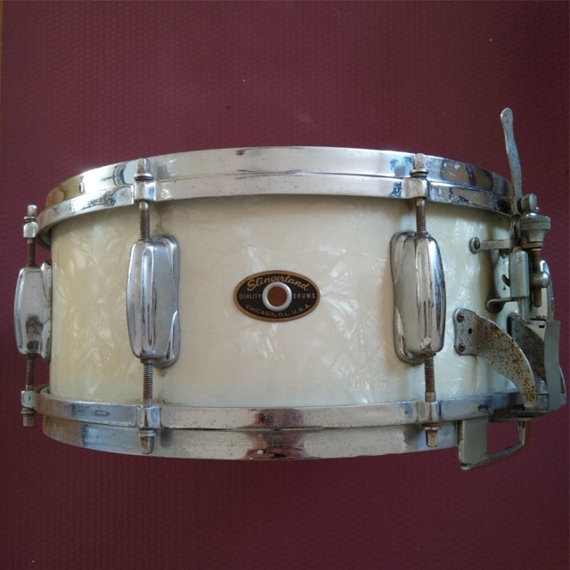 Slingerland Radio King Snare Drum 14x5.5"WMP Vintage 50s 1Ply Solid Maple Shell — main photograph