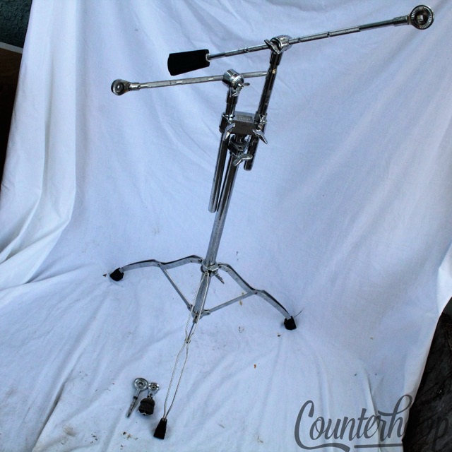Samson Double Boom Arm Cymbal Stand Vintage 80s Crash Parts Double-Braced Heavy — main photograph