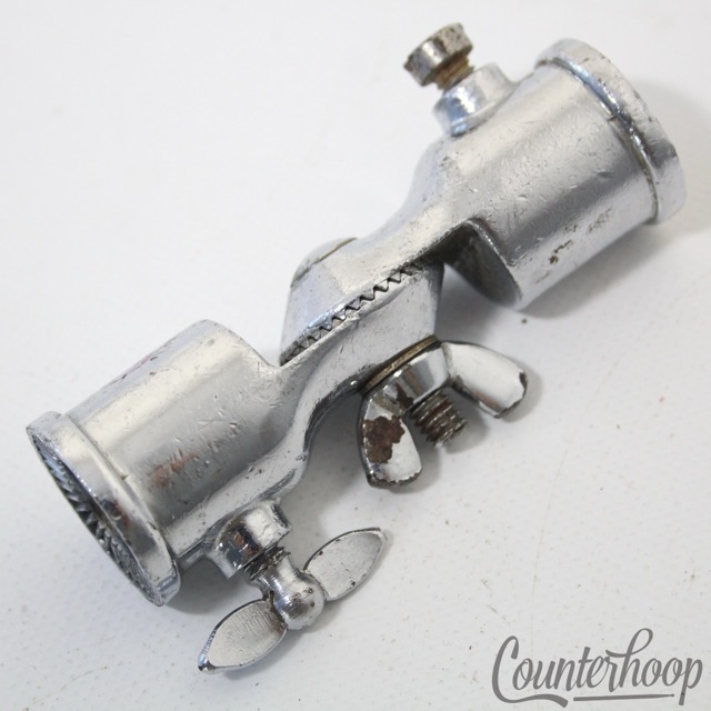 Premier 60s Bass/Tom Drum Ratchet Arm Mount Connector Chrome Vintage Elite UK* — main photograph
