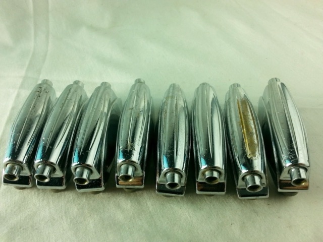 Gretsch 8x Snare Drum Lugs Round Badge RB Vintage Brass Metal/Cup Washers 60s* — main photograph