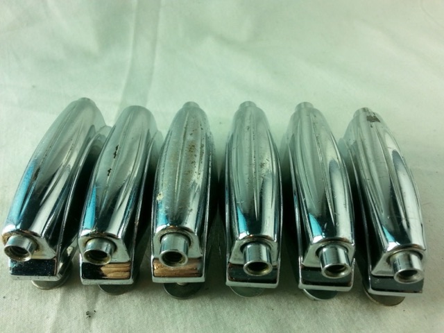 Gretsch 6x Snare Drum Lugs Round Badge RB Vintage Large Hex/Small Washers 60s* — main photograph