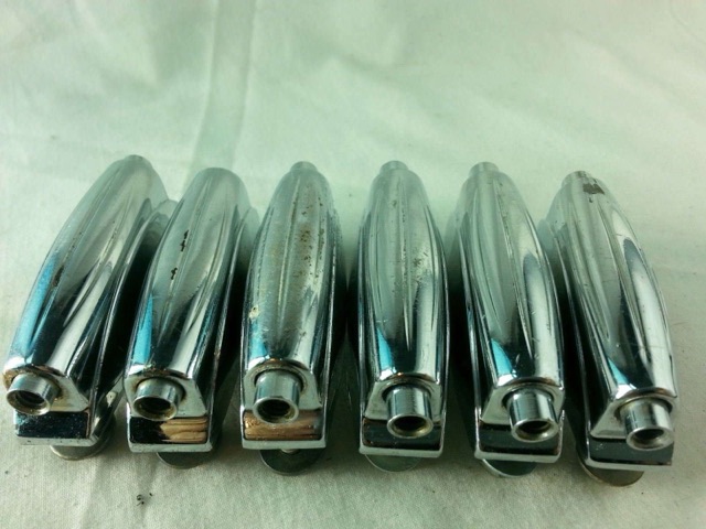 Gretsch 6x Snare Drum Lugs Round Badge RB Vintage Large Hex/Small Washers 60s* — main photograph