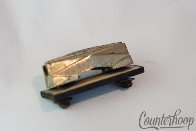Gretsch Bass/Floor Tom Drum Broadkaster Rocket Lug Brass Inserts Vintage Nickel — main photograph