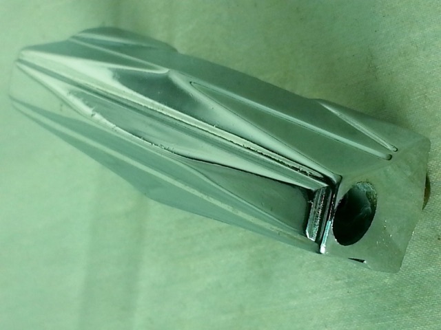 Gretsch 1x Chrome Broadkaster"Rocket"Lugs Vintage Bass Drum/Floor Tom 40s-50s — main photograph