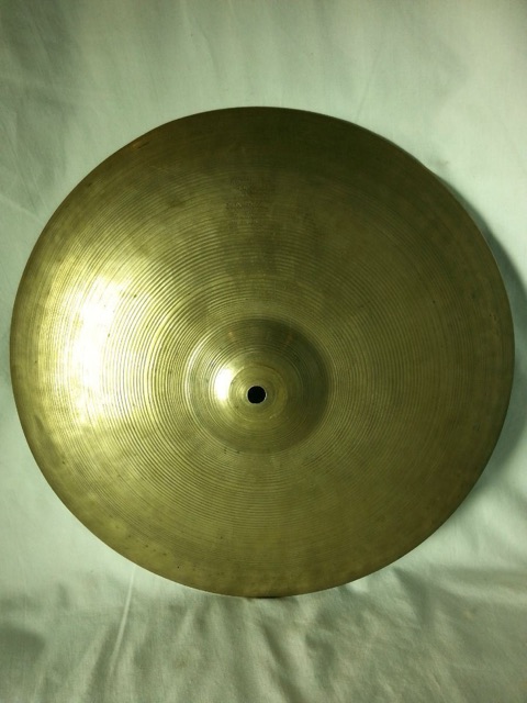 Zildjian 14"1160g Medium-Heavy Hi-Hat Bottom Cymbal Vintage 50s Avedis A B20 USA — main photograph