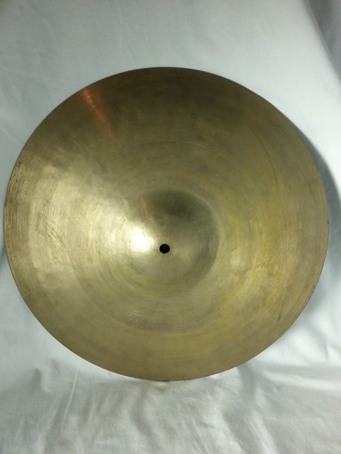 Zanchi Vibra 15" Thin 1010g Crash/Hi-Hat Cymbal Vintage 60s Italy Zanki B20* — main photograph