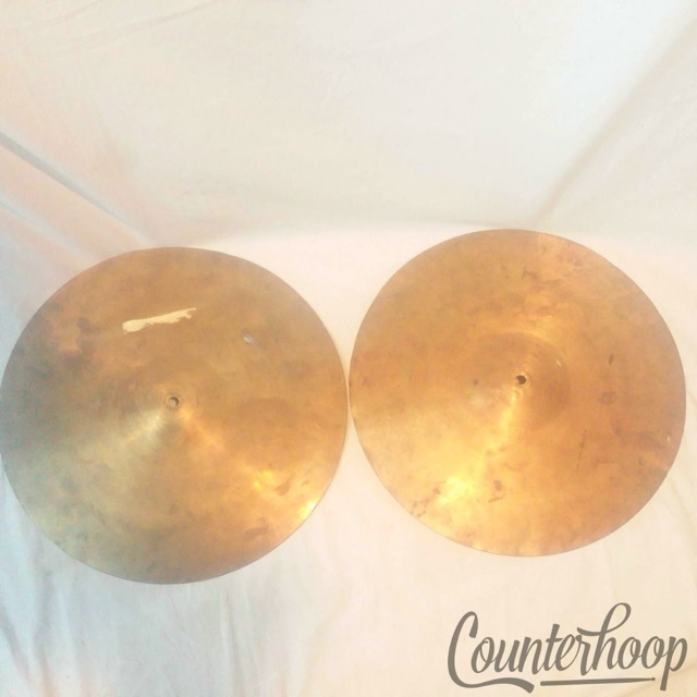 Pearl 14"Paper-Thin 580g/600g Hi-Hats Cymbals Vintage 60s-70s Made In Japan* — main photograph
