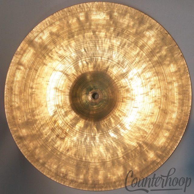 Zildjian 14"Istanbul K Hi-Hat Cymbal Vintage 50s Hand Hammered Turkey 820g Thin — main photograph