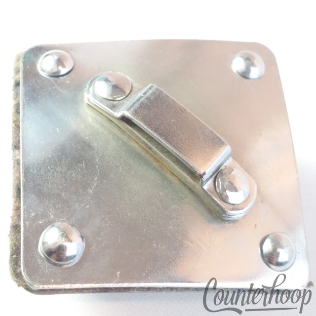Gretsch Diamond Tom Drum Mount Vintage Chrome USA Felt+Metal Plate 40s-50s VG* — main photograph
