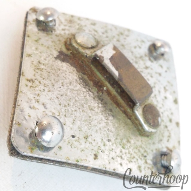 Gretsch Diamond Tom Drum Mount Felt+Metal Plate Broadkaster Chrome Vintage 50s* — main photograph