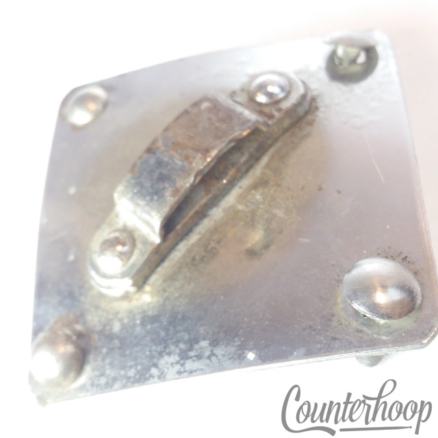 Gretsch Diamond Tom Drum Mount Felt+Metal Plate Chrome Broadkaster Vintage 50s* — main photograph
