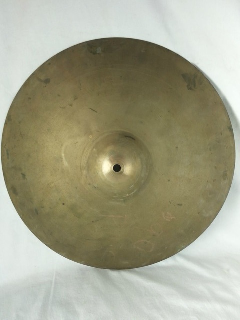 Zildjian 14"1200g Medium-Heavy Hi-Hat Bottom Cymbal Vintage 30s Avedis A B20 USA — main photograph