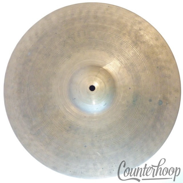 Zildjian 14 1/4" Hi-Hat/Crash Cymbal 1050g Made In USA B20 Vintage 40s Avedis A — main photograph