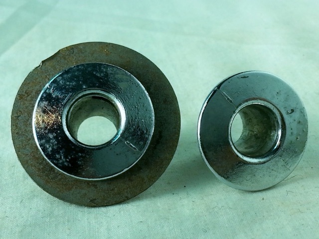 Gretsch Drum Key Mount Holder Parts Lot Chrome Vintage Round Badge RB 60s* — main photograph