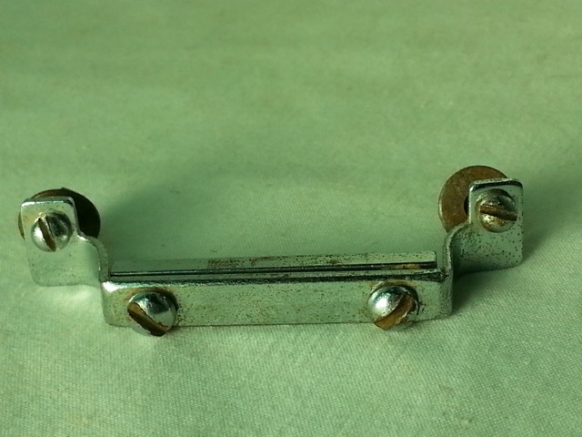 Gretsch Chrome Snare Drum Butt Plate 2 1/4" Round Badge RB Vintage 60s* — main photograph