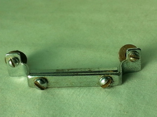 Gretsch Chrome Snare Drum Butt Plate 2 1/4" Round Badge RB Vintage 60s* — main photograph