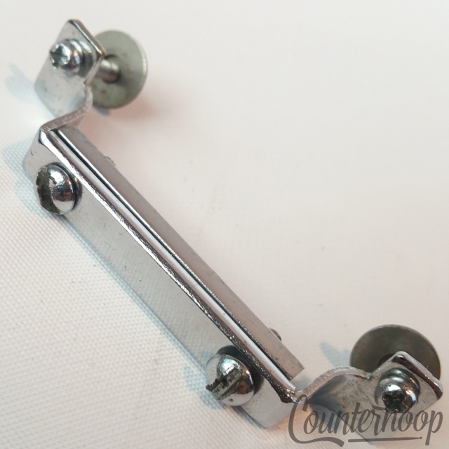 Gretsch Chrome Snare Drum Butt Plate 2 1/4" Round Badge RB 60s Vintage* — main photograph